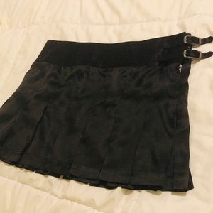 Joie Black Silk Pleated Mini Skirt New 6